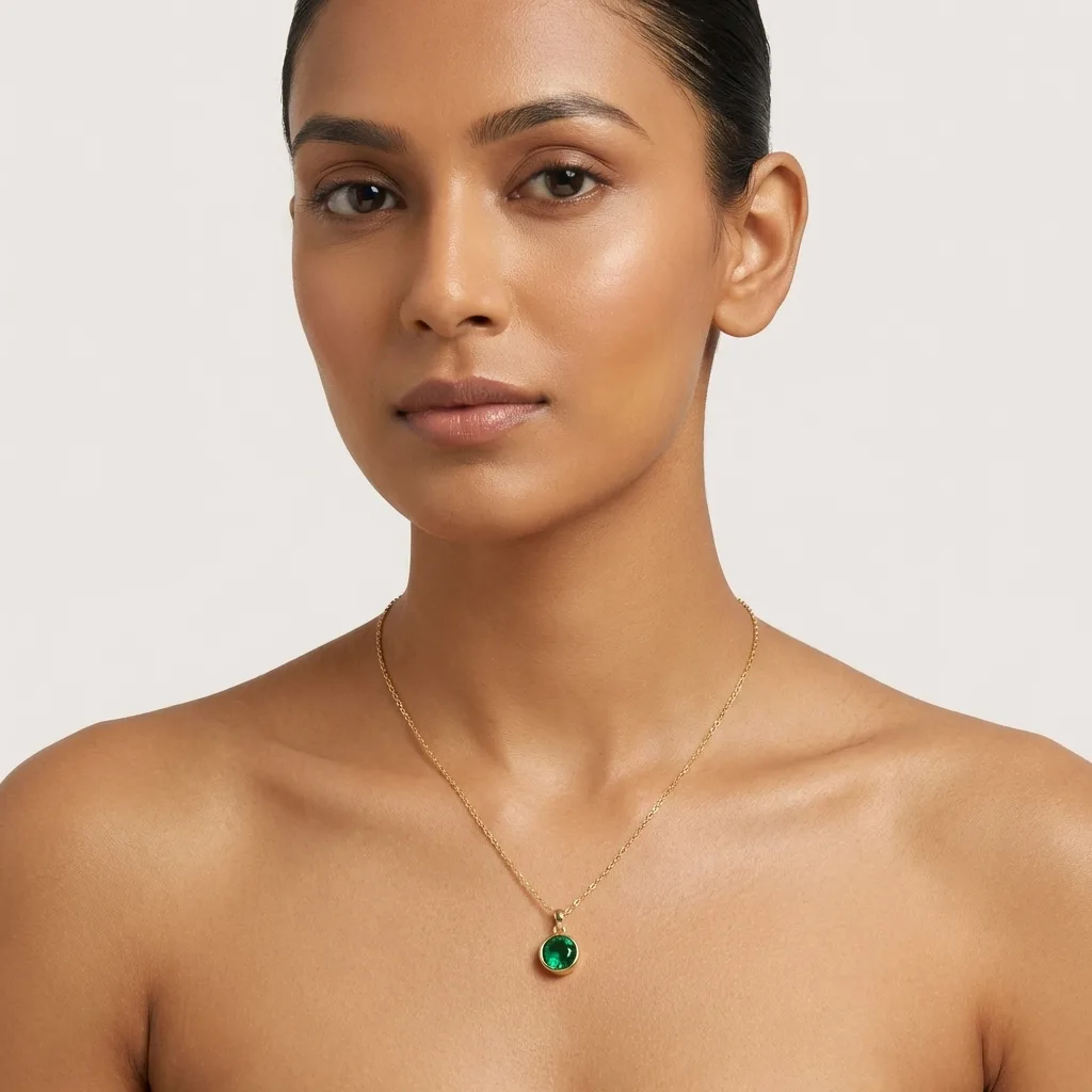 emerald pendant
